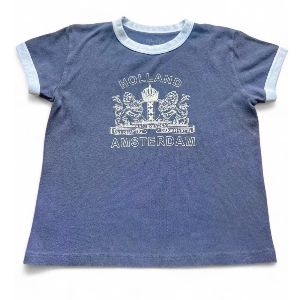 Rare John Galt/Brandy Melville Holland & Amsterdam Coat of Arms Tee